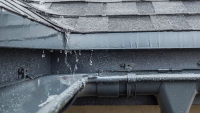 Clogged Gutter Blockages